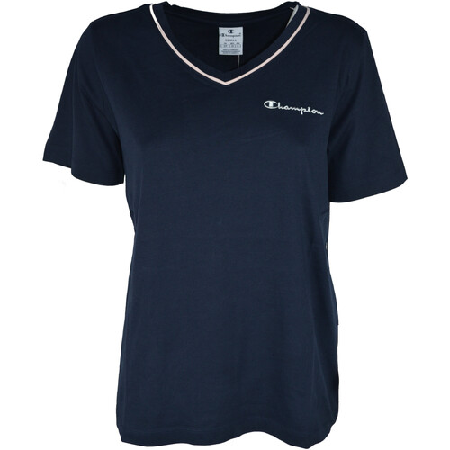 Vêtements Femme T-shirts manches courtes Champion 115167 Bleu