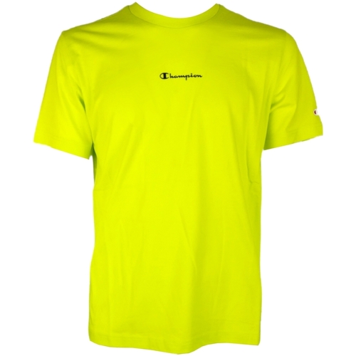 Vêtements Homme Crewneck T Shirt Champion 217210 Jaune