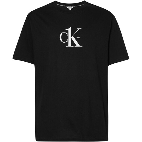 Vêtements Homme T-shirts Jackets courtes Calvin Klein Jeans KM0KM00757 Noir