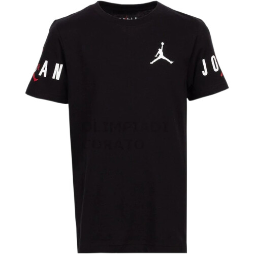 Vêtements Garçon T-shirts manches courtes Nike 95B266 Noir