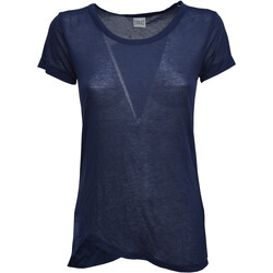 Thom Browne T-shirt con dettaglio a 4 righe Blu