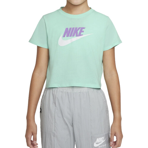 Vêtements Fille T-shirts manches courtes Nike DA6925 Vert