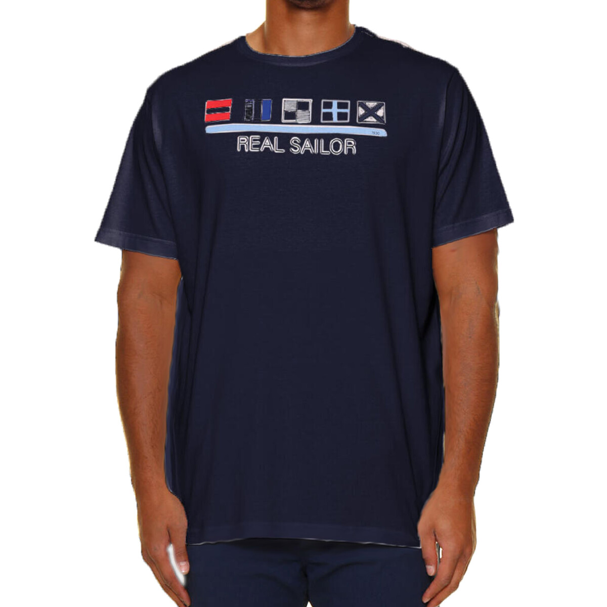 Vêtements Homme T-shirts manches courtes Max Fort 35820 Bleu