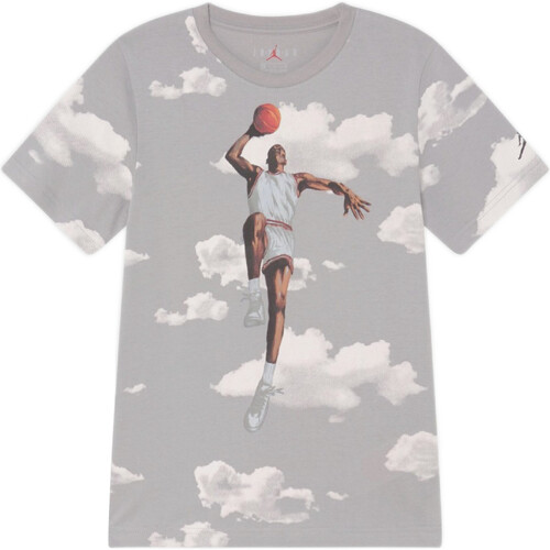 Vêtements Garçon T-shirts manches courtes Nike 95B476 Gris