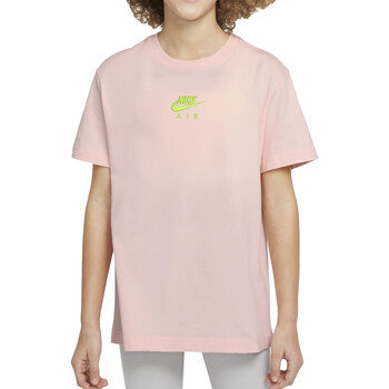 Vêtements Fille T-shirts manches courtes Nike slippers DO1341 Rose