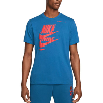 Vêtements Homme T-shirts manches courtes zip Nike DM6377 Bleu