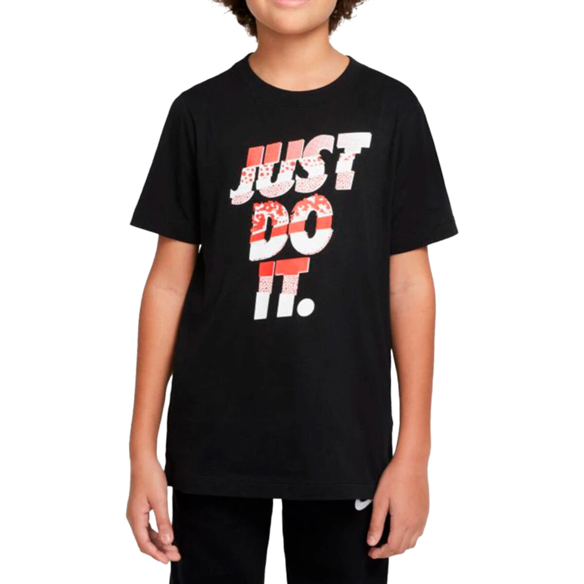 Vêtements Garçon T-shirts manches courtes Nike DO1822 Noir