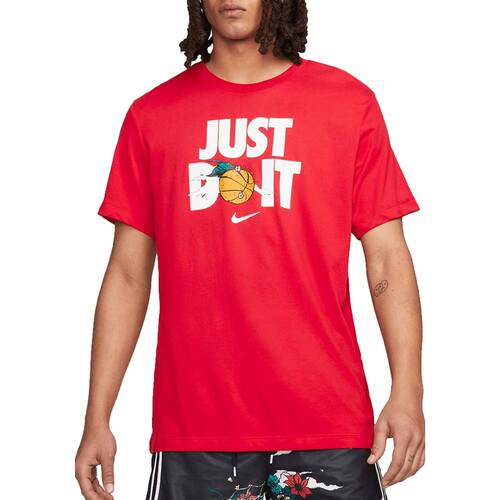 VêDenim Homme T-shirts manches courtes Nike DV1212 Rouge