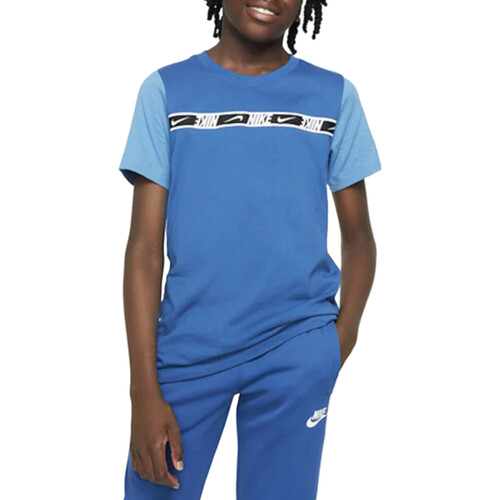 Vêtements Garçon T-shirts manches courtes Nike DQ5102 Bleu