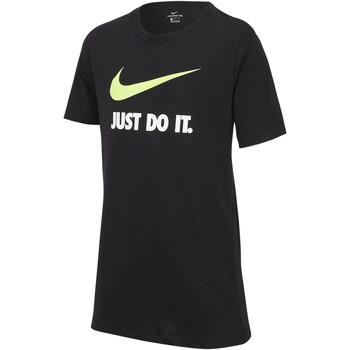 Vêtements Garçon T-shirts manches courtes Nike AR5249 Noir