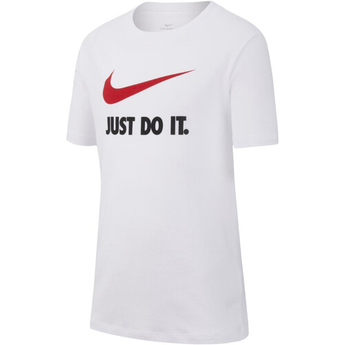 Vêtements Garçon T-shirts manches courtes Nike AR5249 Blanc