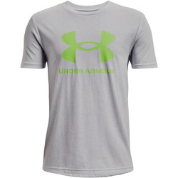 Vêtements Garçon T-shirts manches courtes Under Armour more 1363282 Gris