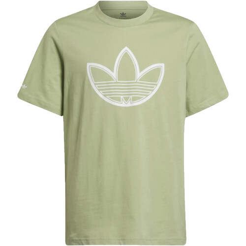 Vêtements Garçon T-shirts manches courtes adidas Originals HE2079 Vert