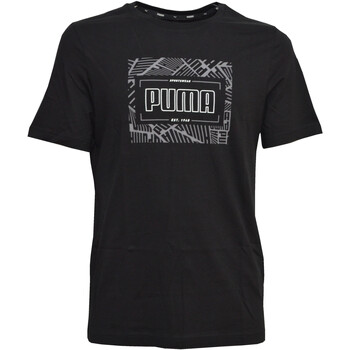 Vêtements Homme T-shirts manches courtes Puma 672129 Noir