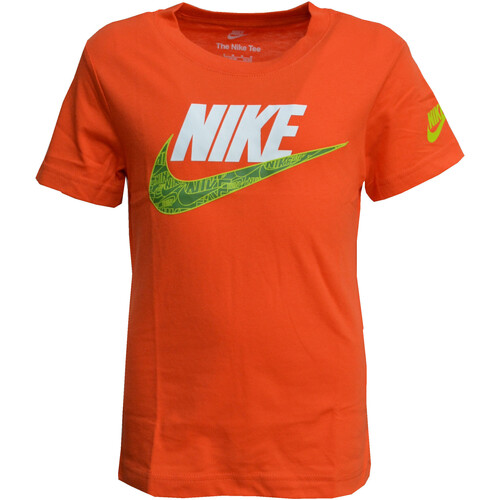 Vêtements Garçon T-shirts manches courtes Nike green 86J673 Orange