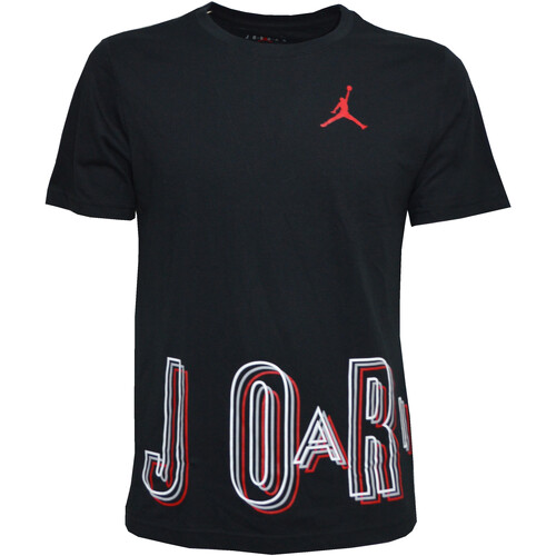 Vêtements Garçon T-shirts manches courtes Nike 95B563 Noir