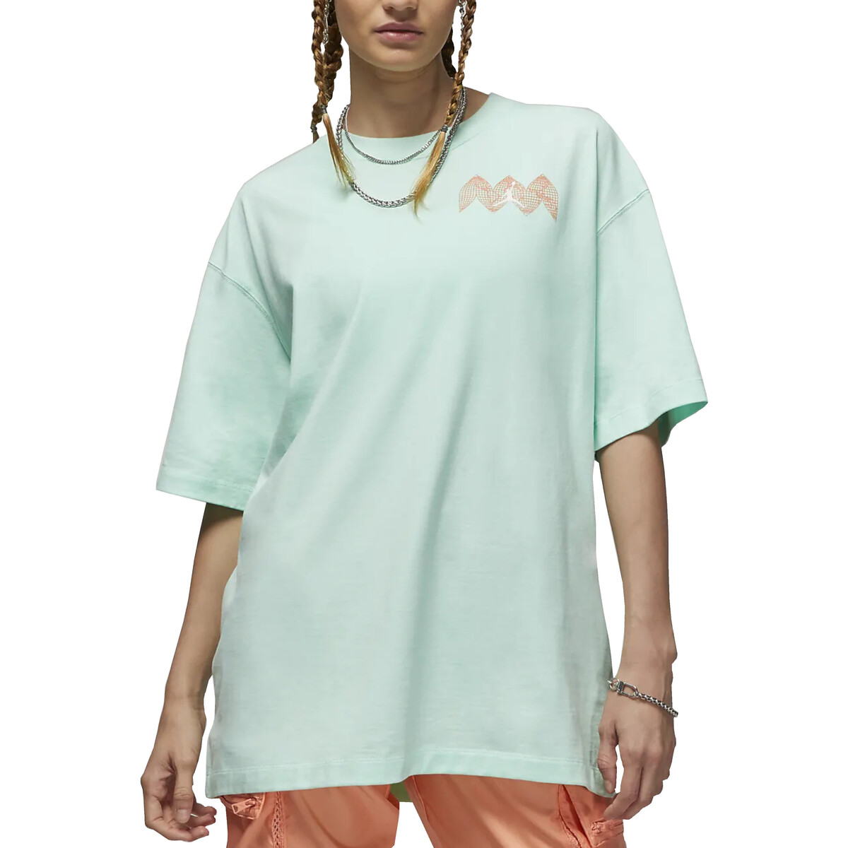 Vêtements Femme T-shirts manches courtes Nike DO5014 Vert