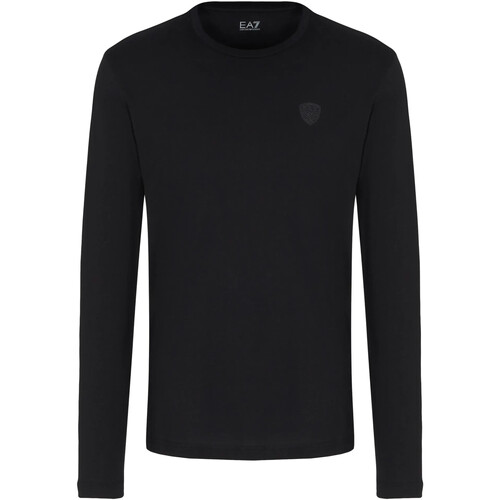 Vêtements Homme T-shirts manches longues Essential T-Shirt Grau 8NPT09-PJNQZ Noir