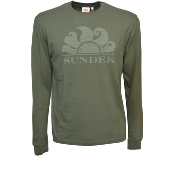 Vêtements Homme T-shirts manches longues Sundek M021TSJ78OT Vert