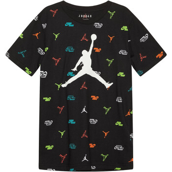 Vêtements Garçon T-shirts manches courtes Nike 95B825 Noir