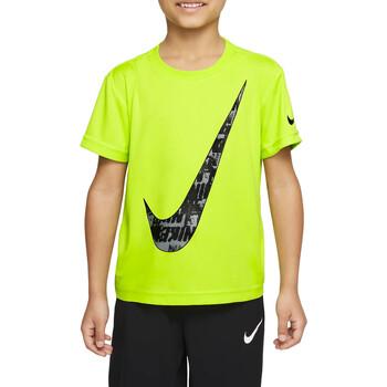 Vêtements Garçon T-shirts manches courtes Nike 86J143 Vert
