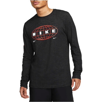 Vêtements Homme T-shirts manches longues Nike debuetiert DR7541 Gris