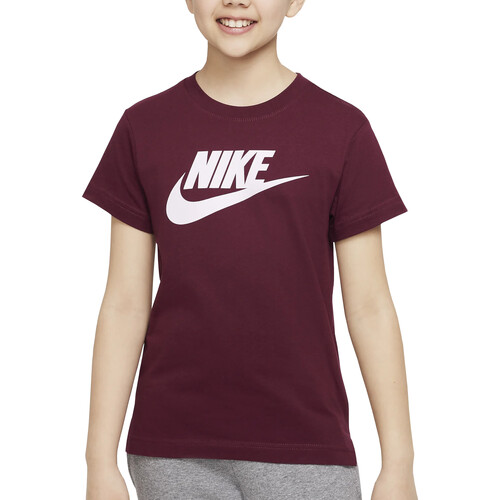 Vêtements Fille T-shirts manches courtes Nike slippers AR5088 Violet
