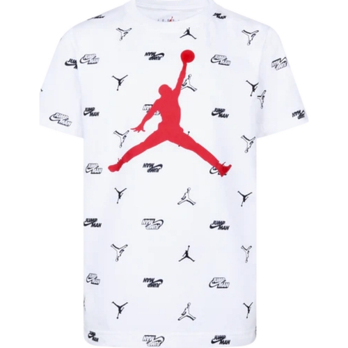 Vêtements Garçon T-shirts manches courtes Nike 95B825 Blanc