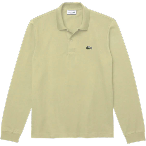 Vêtements Homme ribbed turtle neck sweater in pink Lacoste L1312 Jaune