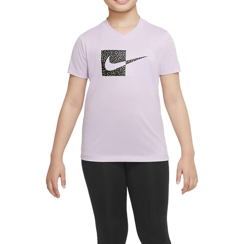 Vêtements Fille T-shirts manches courtes Nike DQ4377 Violet