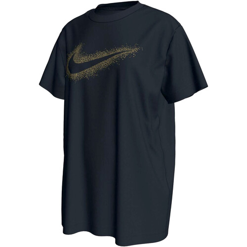 Vêtements Garçon T-shirts manches courtes Nike DX1712 Noir