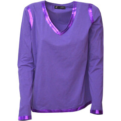 Vêtements Femme T-shirts manches longues Café Noir JT022 Violet