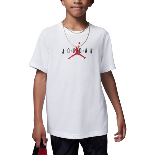 Vêtements Garçon T-shirts manches courtes Nike 95B922 Blanc