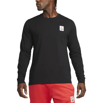 Vêtements Homme T-shirts manches longues Nike DZ2689 Noir