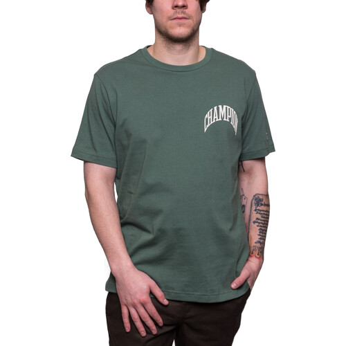 Vêtements Homme T-shirts manches courtes Champion 218521 Vert