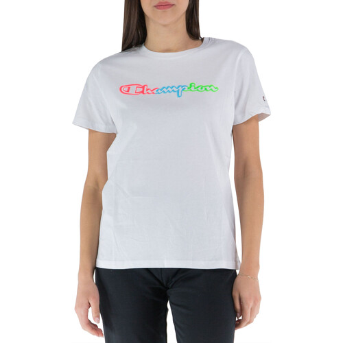 Vêtements Femme T-shirts manches courtes Champion 116193 Blanc