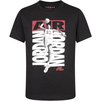 Vêtements Garçon T-shirts navys courtes Nike 95C187 Noir