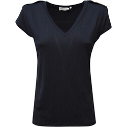 Vêtements Femme T-shirts manches courtes Café Noir JT0108 Noir