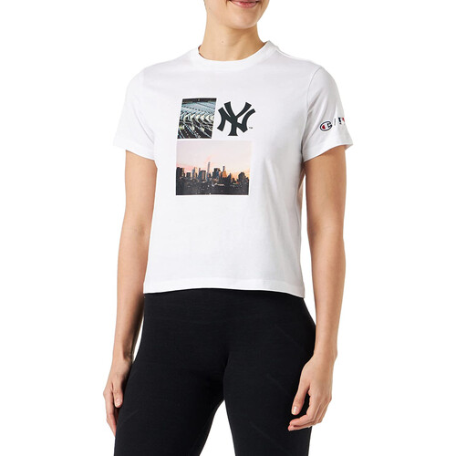 Vêtements Femme T-shirts manches courtes Champion 116469 Blanc