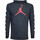 Vêtements Garçon T-shirts manches longues Nike 95C260 Noir