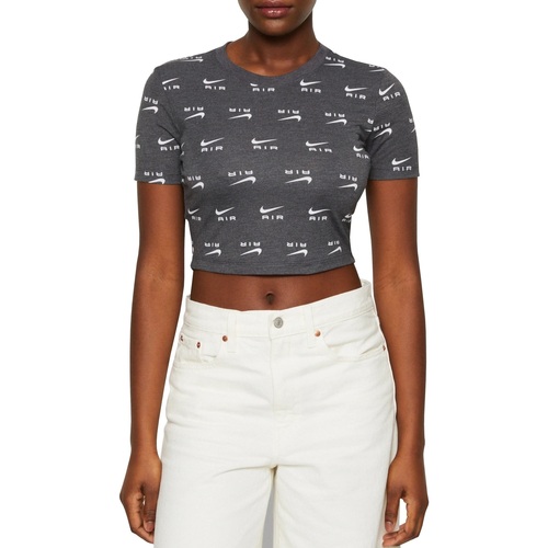 Vêtements Femme T-shirts manches courtes Nike DZ3751 Gris