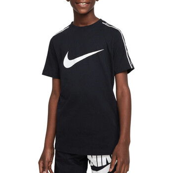 Vêtements Garçon T-shirts manches courtes Nike DZ5628 Noir