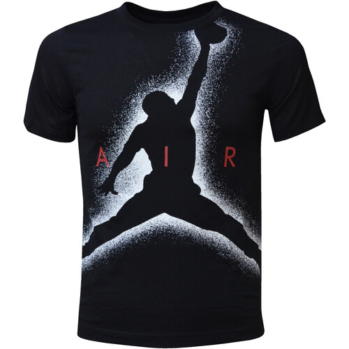 Vêtements Garçon T-shirts manches courtes Low Nike 95C122 Noir