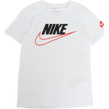 Vêtements Garçon T-shirts manches courtes Nike 86K613 Blanc