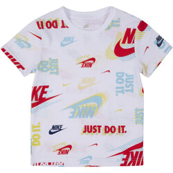Vêtements Garçon T-shirts manches courtes Nike 86K547 Blanc