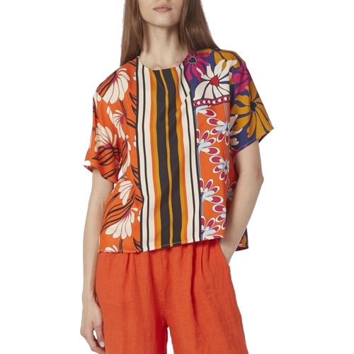 Vêtements Femme T-shirts manches courtes Café Noir JC0103 Orange