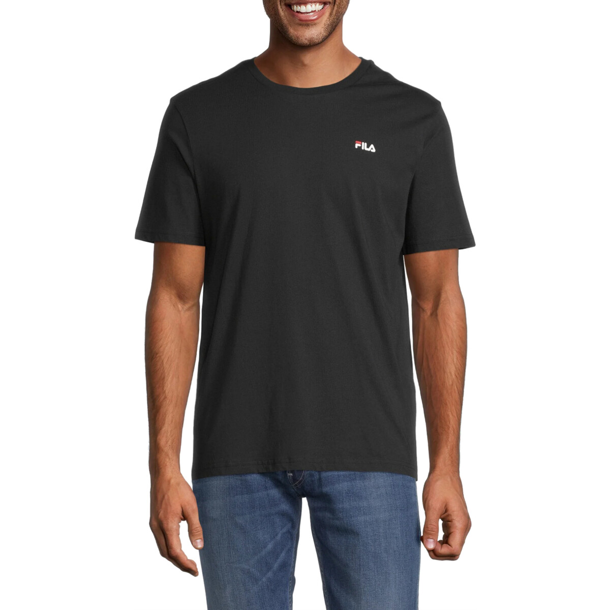 Vêtements Homme T-shirts manches courtes Fila FAM0083 Noir