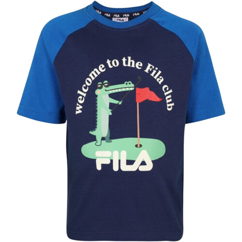 Vêtements Garçon T-shirts manches courtes Fila FAK0177 Bleu