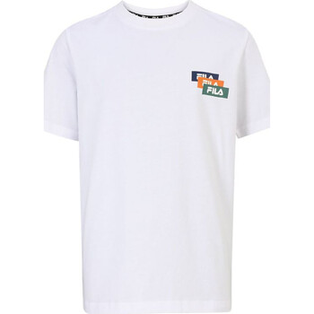 Vêtements Garçon T-shirts manches courtes Fila Plain FAT0238 Blanc