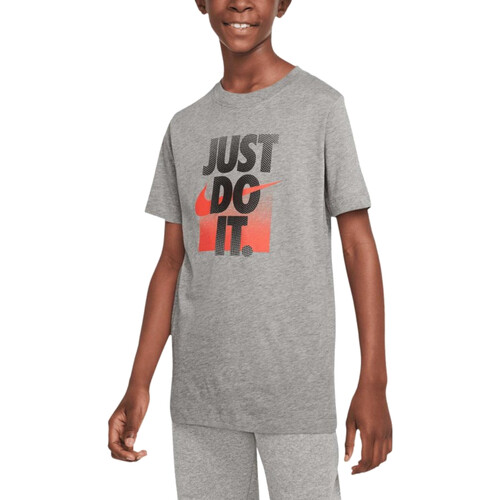 Vêtements Garçon T-shirts manches courtes Nike slippers DX9522 Gris